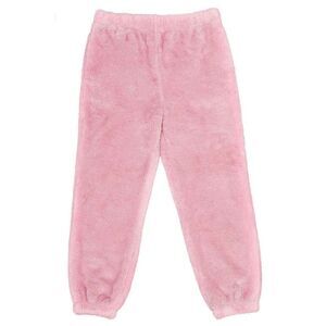Brand Lab Unisex Adult Fluffy Fleece Sweatpants / Blush Pink